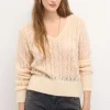 Discount Teba. Jersey pointelle Mujer Jerséis Y Cárdigans