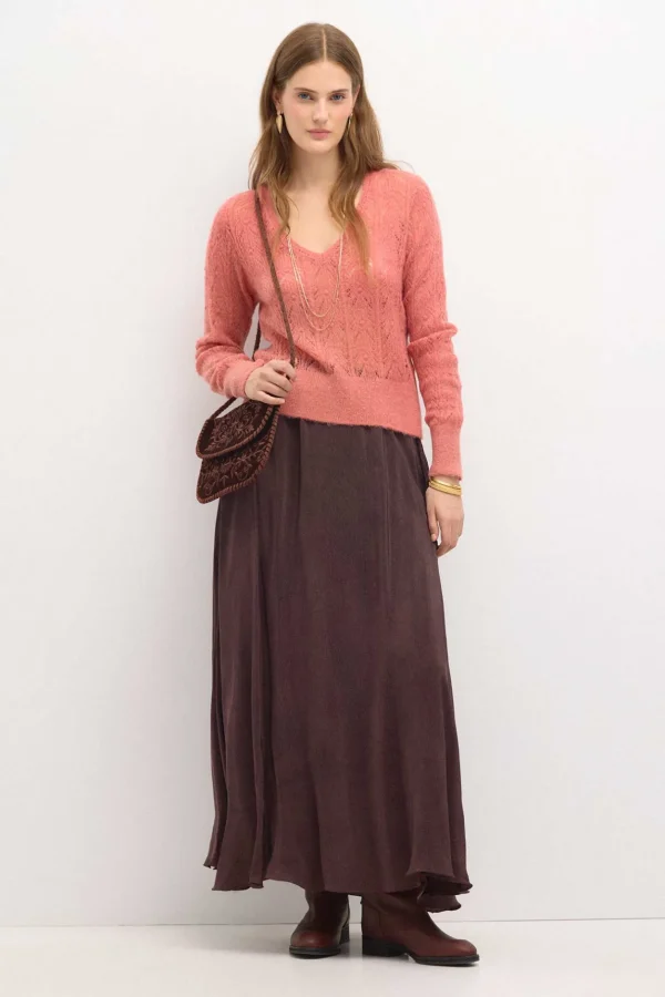 Flash Sale Teba. Jersey pointelle Mujer Jerséis Y Cárdigans