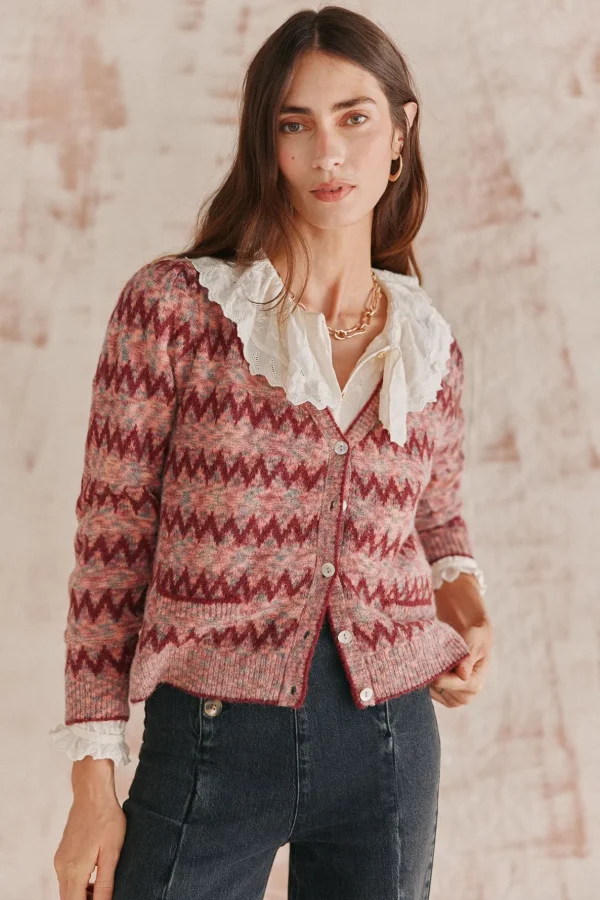 Outlet Tei. Chaqueta greca Mujer Jerséis Y Cárdigans
