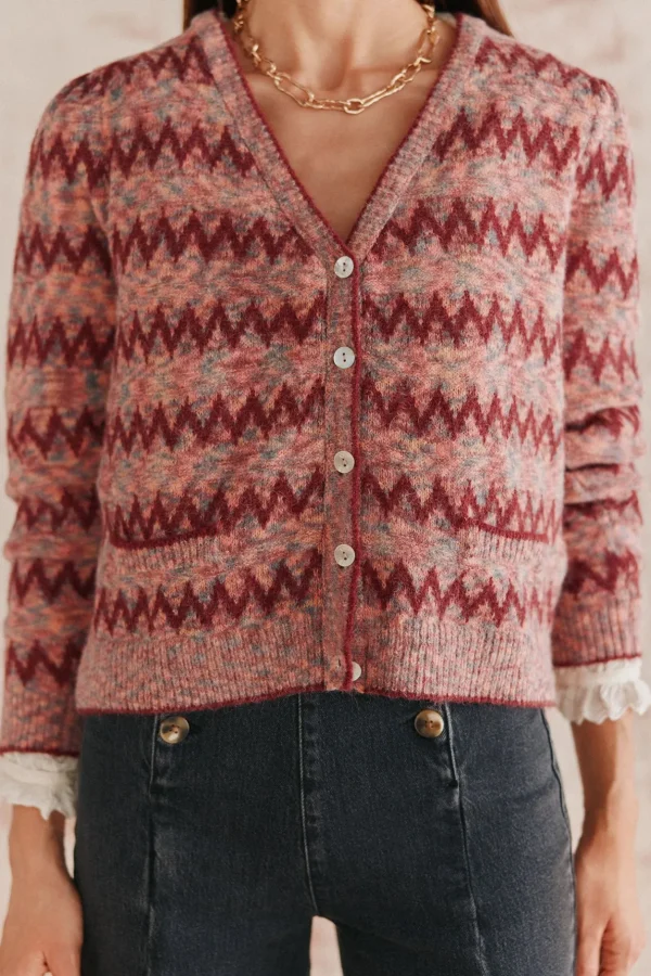 Outlet Tei. Chaqueta greca Mujer Jerséis Y Cárdigans