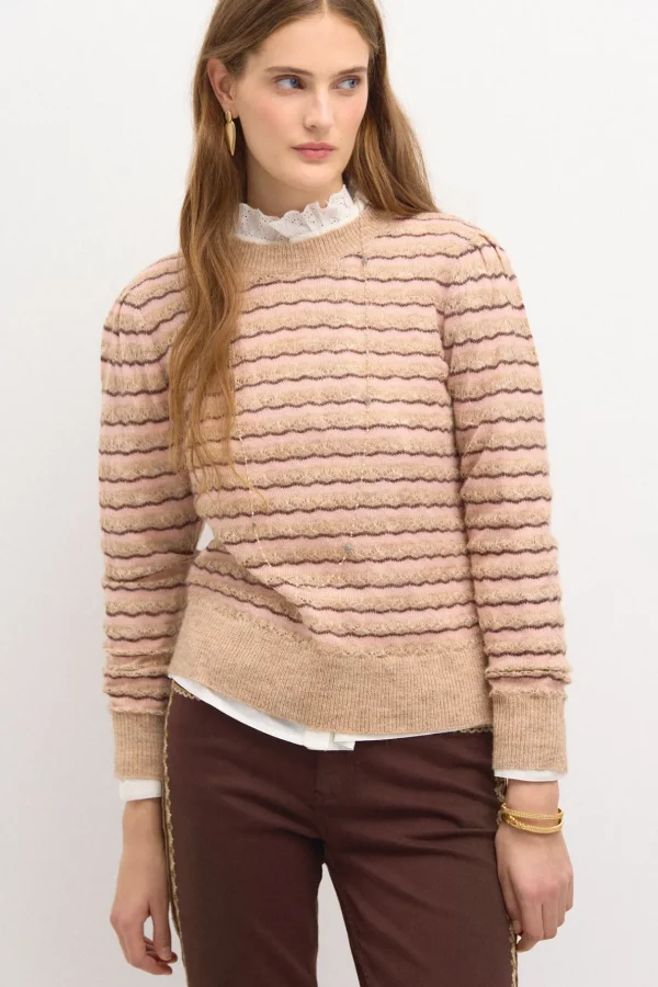 Best Teleri. Jersey desagujado Mujer Jerséis Y Cárdigans