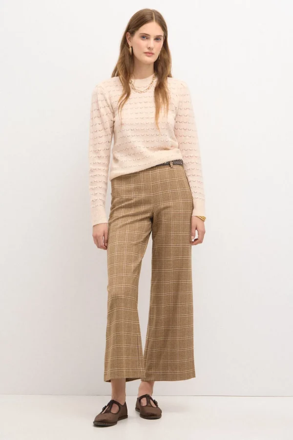 New Tella. Jersey desagujado Mujer Jerséis Y Cárdigans