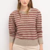 Discount Telma. Jersey rayas calado Mujer Jerséis Y Cárdigans