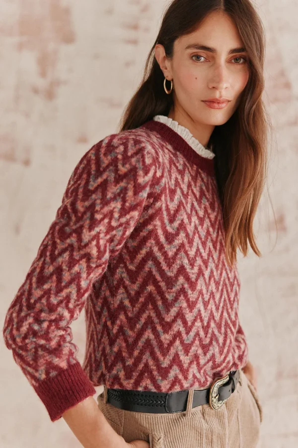 Best Sale Teodosia. Jersey greca Mujer Jerséis Y Cárdigans