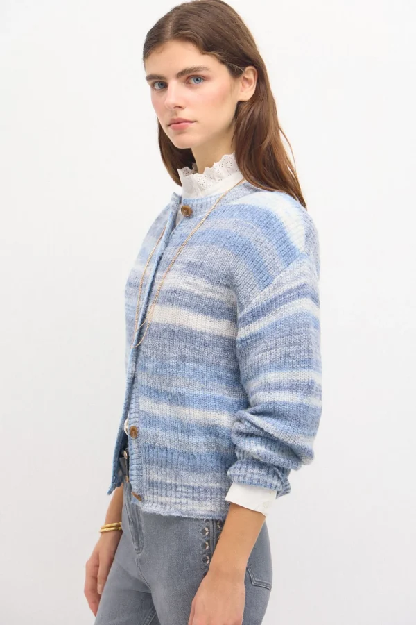 Discount Teresa. Chaqueta space dye Mujer Jerséis Y Cárdigans