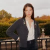 New Tessa. Chaqueta de punto bordada Mujer Jerséis Y Cárdigans