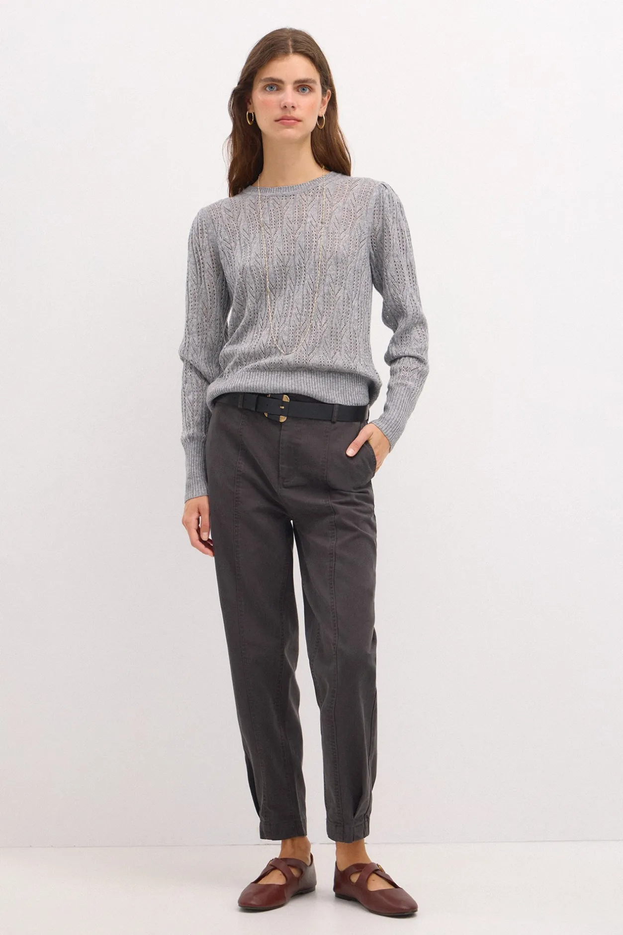 thais_jersey_calado_1.webp Shop Thais. Jersey calado Mujer Jerséis Y Cárdigans