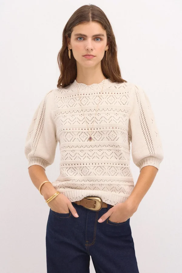 Best Tiana. Jersey estructura calada Mujer Jerséis Y Cárdigans