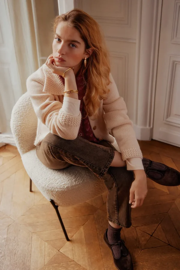 Cheap Tilda. Chaqueta cuello especial Mujer Jerséis Y Cárdigans
