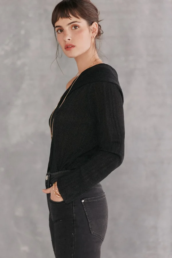 Fashion Tilly. Jersey asimétrico Mujer Jerséis Y Cárdigans