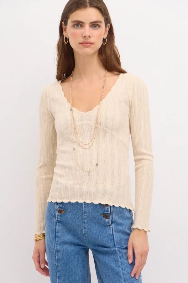 Store Titiana. Jersey escote pico Mujer Jerséis Y Cárdigans