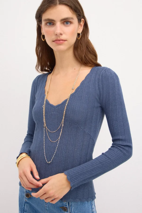 Store Titiana. Jersey escote pico Mujer Jerséis Y Cárdigans