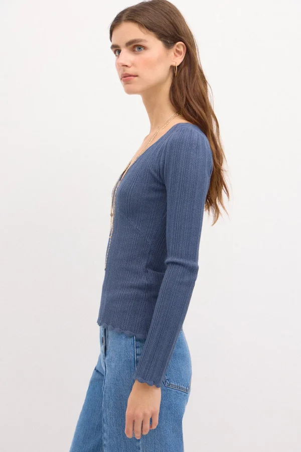 Store Titiana. Jersey escote pico Mujer Jerséis Y Cárdigans
