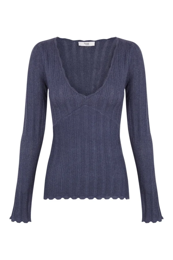 Store Titiana. Jersey escote pico Mujer Jerséis Y Cárdigans