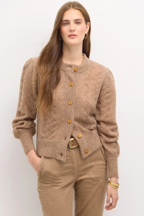Best Tiziana. Chaqueta de punto calados Mujer Jerséis Y Cárdigans