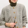 Cheap Tiziana. Chaqueta de punto calados Mujer Jerséis Y Cárdigans