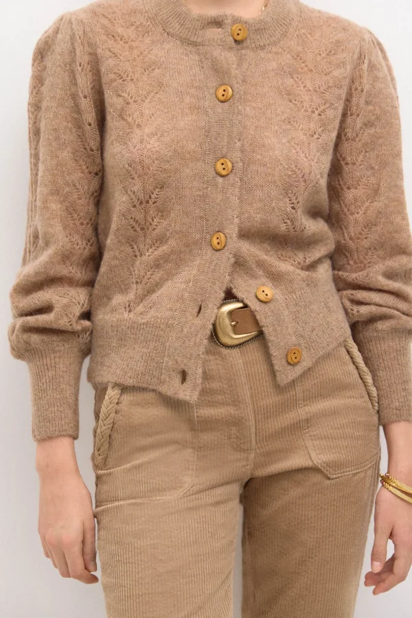 Best Tiziana. Chaqueta de punto calados Mujer Jerséis Y Cárdigans