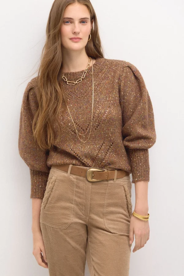 Store Tomasa. Jersey de punto hilo metalizado Mujer Jerséis Y Cárdigans