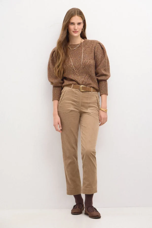Store Tomasa. Jersey de punto hilo metalizado Mujer Jerséis Y Cárdigans