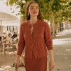 Outlet Tricia. Chaqueta de punto calado Mujer Jerséis Y Cárdigans
