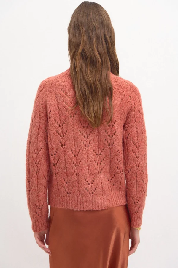 Outlet Tricia. Chaqueta de punto calado Mujer Jerséis Y Cárdigans