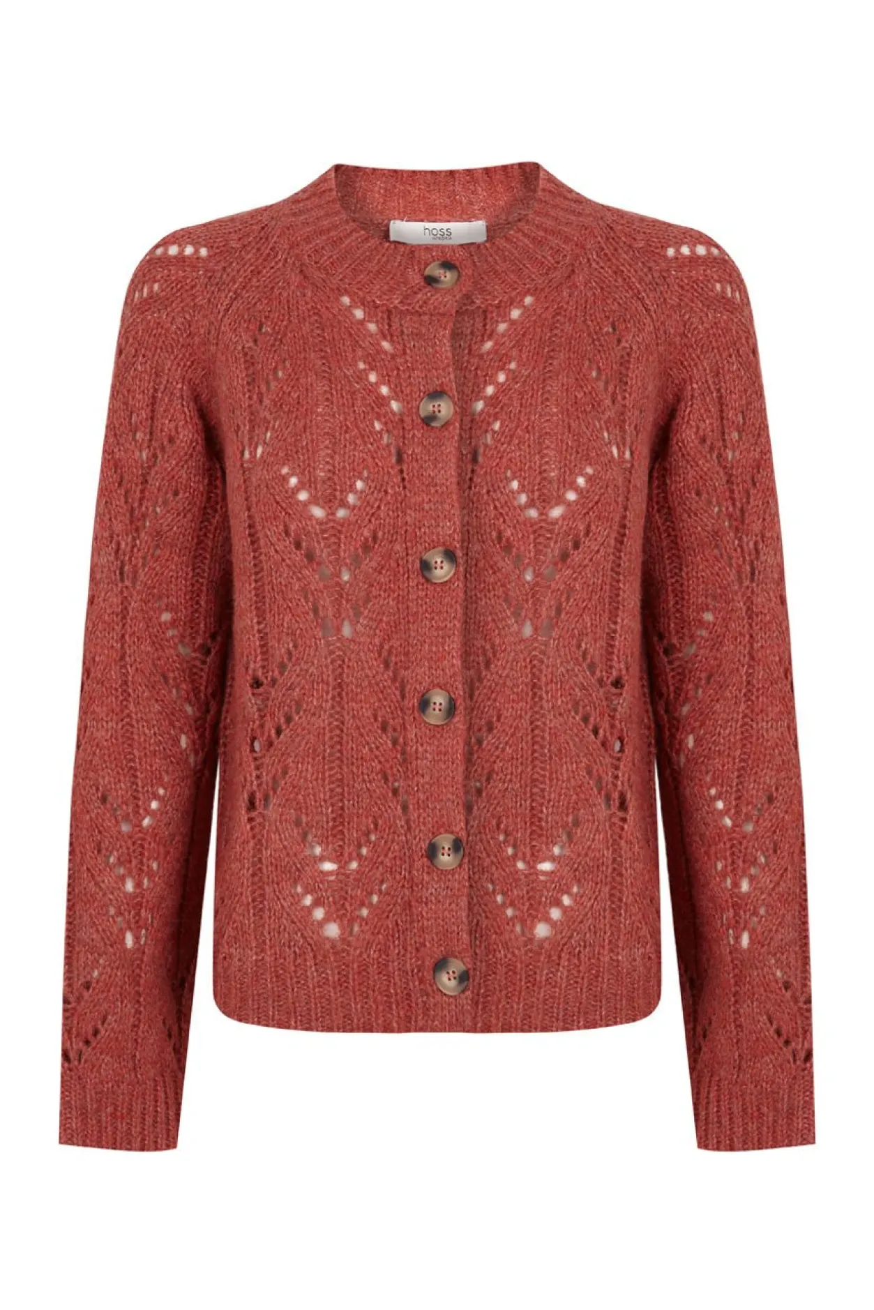 tricia_chaqueta_de_punto__6.webp Outlet Tricia. Chaqueta de punto calado Mujer Jerséis Y Cárdigans