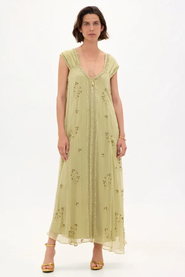 Hot Valvanera. Vestido bordado. Mujer Vestidos Y Monos