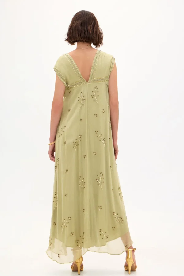 Hot Valvanera. Vestido bordado. Mujer Vestidos Y Monos