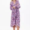 Store Vivian. Vestido midi estampado Mujer Vestidos Y Monos